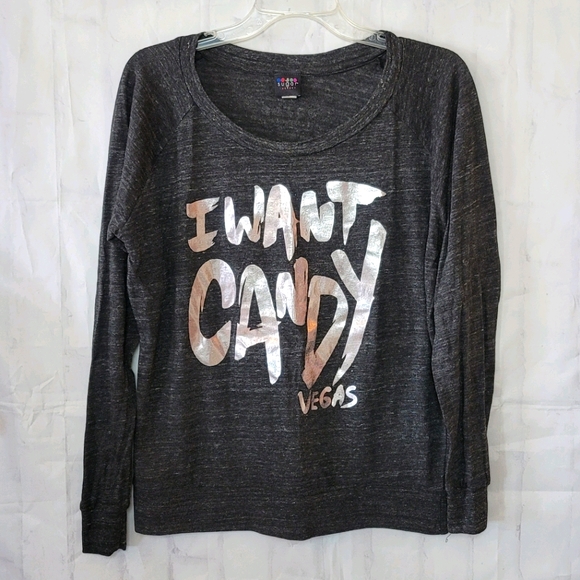 I WANT CANDY Long Sleeve Tee - Picture 1 of 6